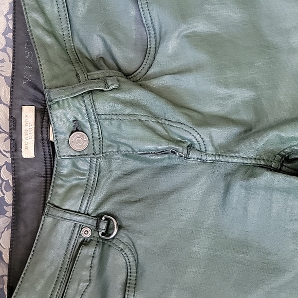 Burberry Brit Westbourne Green Waxed Skinny Ankle Jeans - Picture 6 of 9